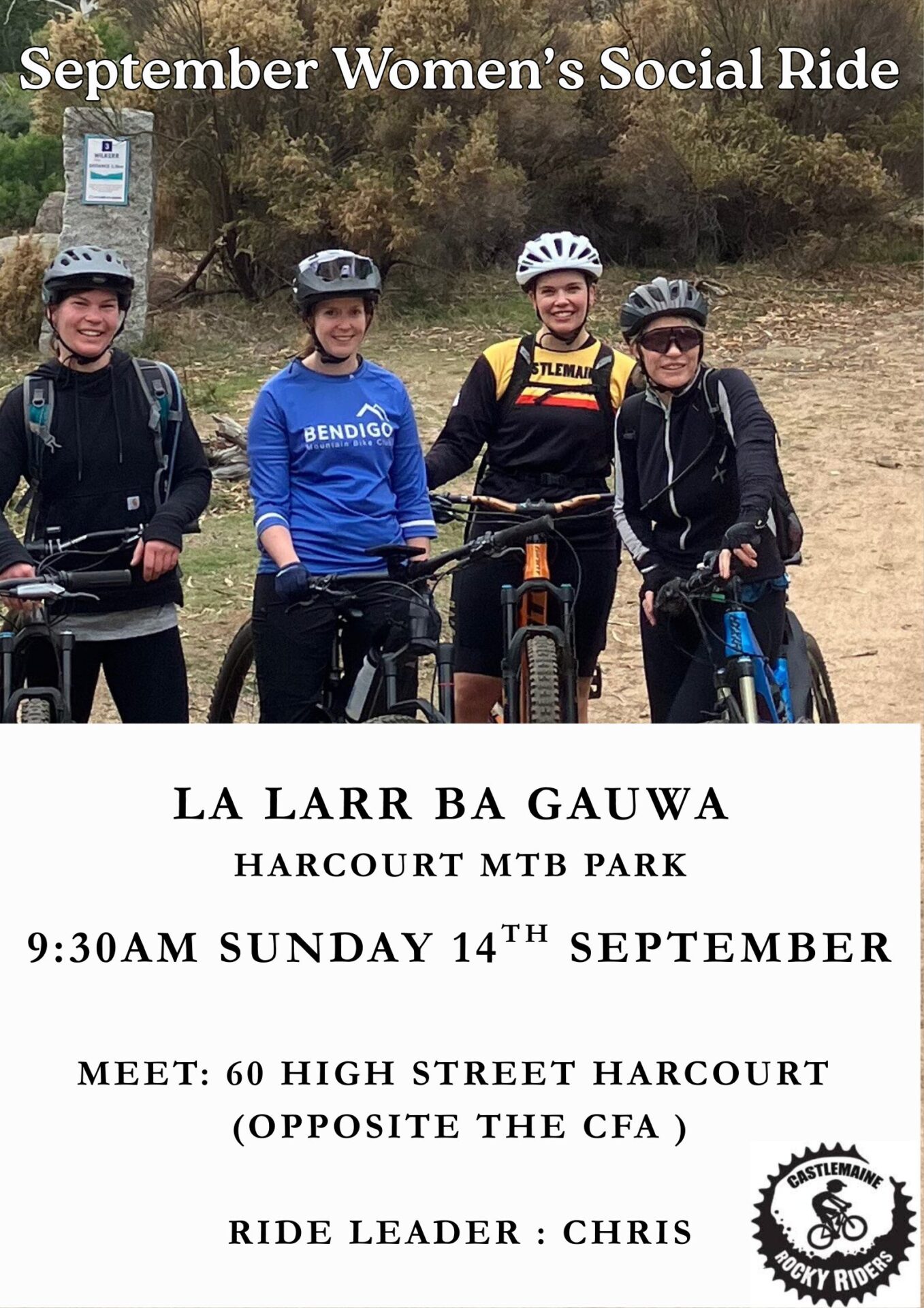 September Womens social ride